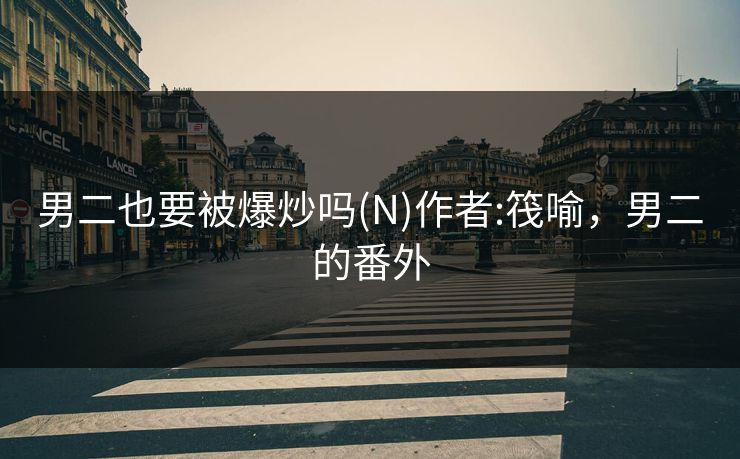 男二也要被爆炒吗(N)作者:筏喻，男二的番外